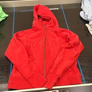 Red Hooded Jacket